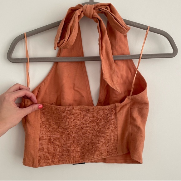 Abercrombie & Fitch Linen Blend Halter Top • NWT - Picture 5 of 9